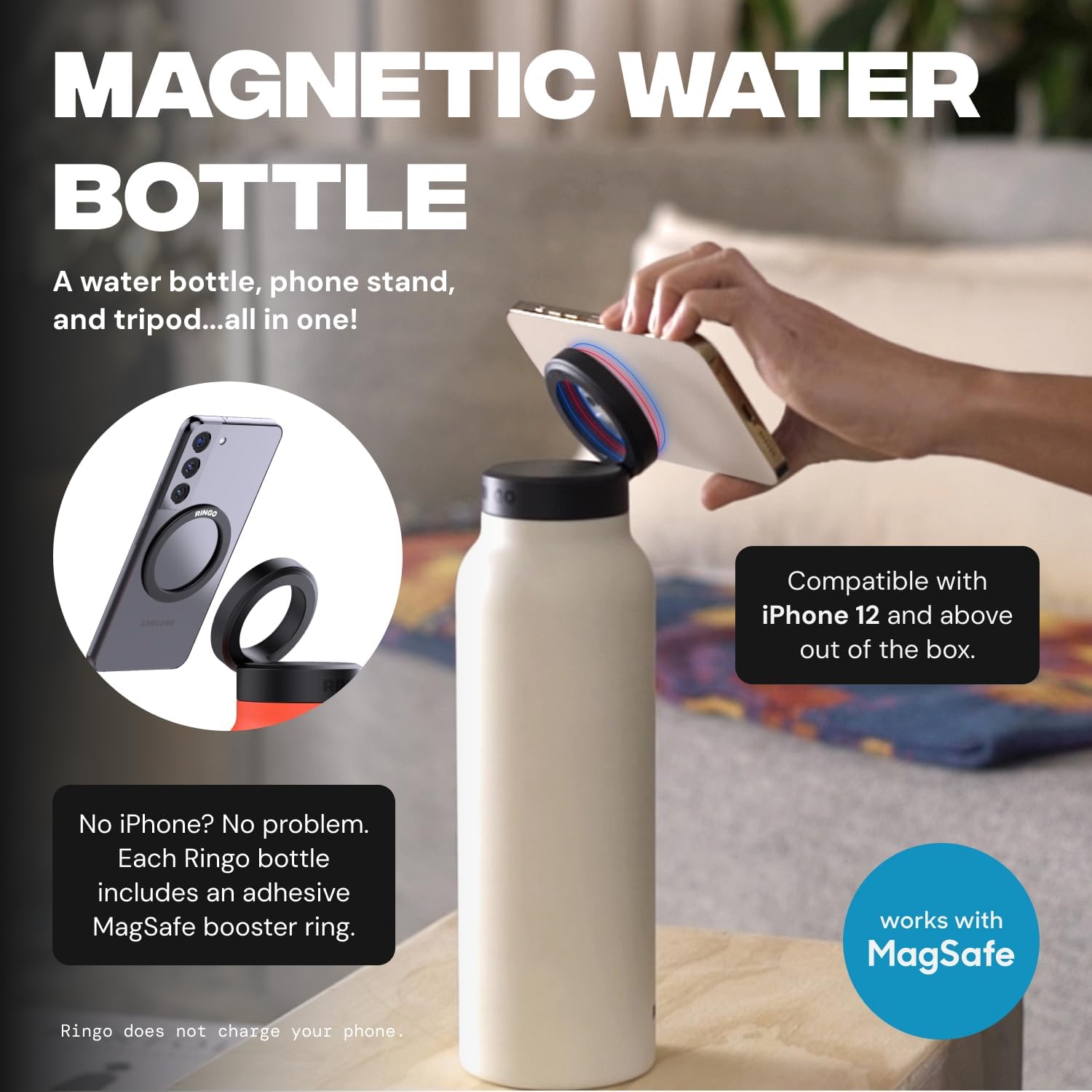 MagCup™ Pro – Vacuum Insulated Steel Bottle